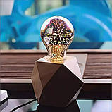 Декоративна лампочка E27 світлодіодна 3D Феєрверк A60 LED 8809 CNV, фото 4