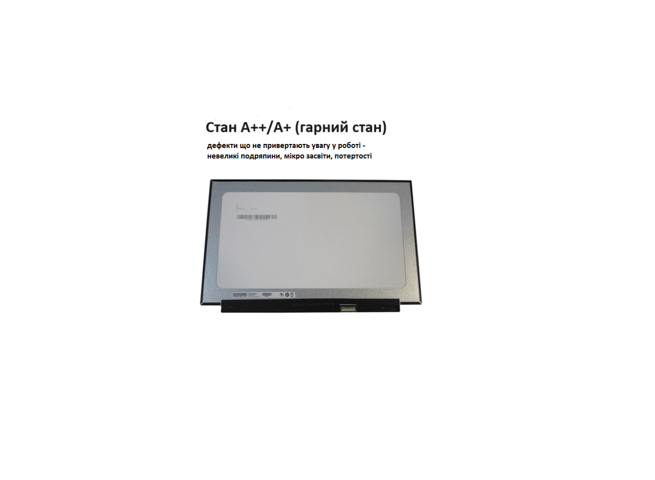 Матриця для ноутбука 15.6 Led Slim IPS FHD 1920x1080 30pin edp БЕЗ Вух 350mm стан А++/A+