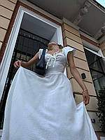 Трендовое Женское платье Ткань муслин -100% хлопок