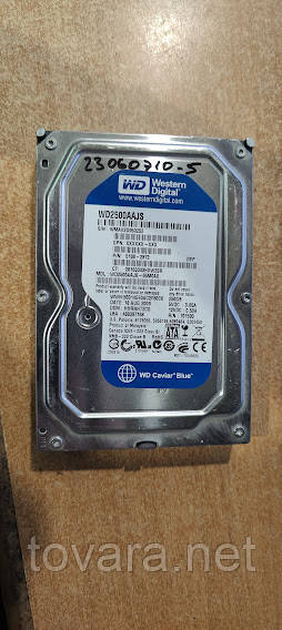 Жорсткий диск Вінчестер HDD 250 Gb / Гб Western Digital Caviar Blue WD2500AAJS 3.5 SATA2 No 23060710/2
