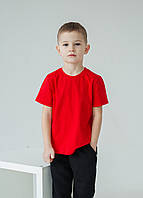 8404 Практичная детская футболка Красный Malwel