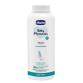 Тальк захисний Chicco Baby Moments з рисовим крохмалем, 150 г