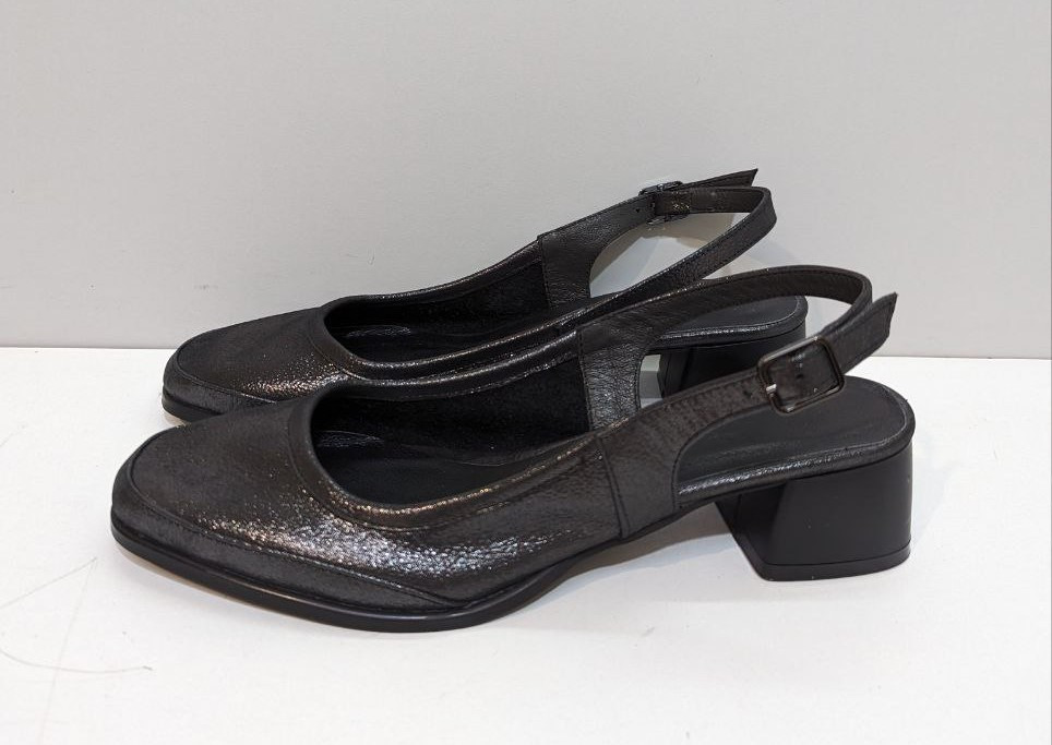 STTOPA Розміри 36-44. Босоніжки великих розмірів шкіряні. Каблук 4,5 см. 324-3644-45 Чорні, фото 1