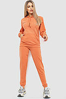 Спорт костюм женский, цвет темно-персиковый, размер XXXL, 129R4058