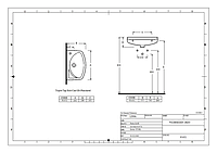 Подвесная раковина EGE Vitrifiye Lissa 450x155x280мм (91451) Белый «T-s»