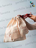 Мішечок з розмірами в асортименті з тонкого котону без друку, фото 7