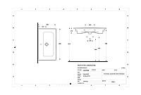 Врезная раковина EGE Vitrifiye Lagina 800x150x450 мм (35831) Белый «T-s»