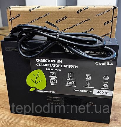 Стабілізатор напруги СТАБ 0.4 кВт/16 ступ. (симісторний), фото 1