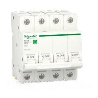 Автоматический выключатель 4P 63A C 6kA Schneider Electric Resi9 R9F12463