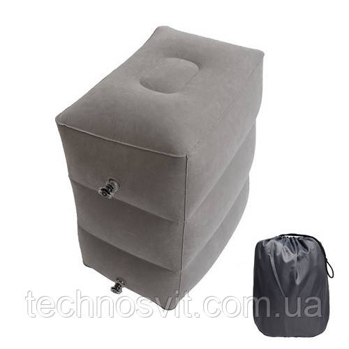 Надувная подушка в поездку подушка для ног под стол пуф под ноги - фото 4 - id-p2115825445