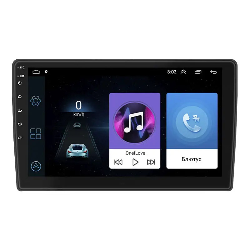 Штатна магнітола Lesko для Opel Agila A 2000-2004 екран 9" 1/16Gb Wi-Fi GPS Base Опель Агіла 3 шт.