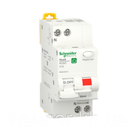 Автоматический выключатель дифференциального тока 1P+N 16А C 6kA 30мА AC Schneider Electric Resi9 R9D25616