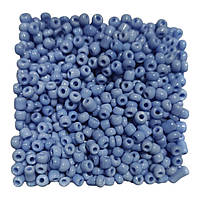 Бісер дрібний 12/0 матовий темно Блакитний 25 грам ( №43в )