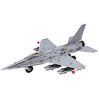 Конструктор металлический Истребитель F-16 ТехноК на 430 деталей
