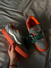 Жіночі кеди Vans Knu-Skool Pop Outsole Grey Orange VN0009QCORA, фото 2