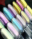 Гель лак Crooz Aurora Аврора з ефектом втирки №6, фото 4