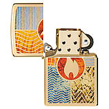 Запальничка Zippo 254B Elements Of Earth Design 48729, фото 3