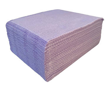 Нагрудники стоматологічні колір ліловий (50 шт)