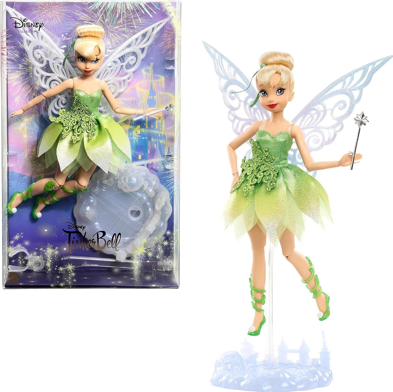 Колекційна лялька Дісней фея Дінь Mattel Disney Tinker Bell Collector Doll HLX67