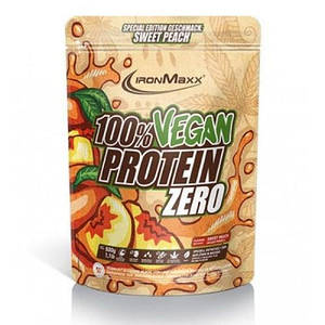 Протеїн IronMaxx 100% Vegan Protein Zero 500 g Персик
