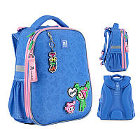 Рюкзак шкільний каркасний Kite Education tokidoki 38x29x16 см 16 л , 130-145 см, блакитний (TK24-531M)