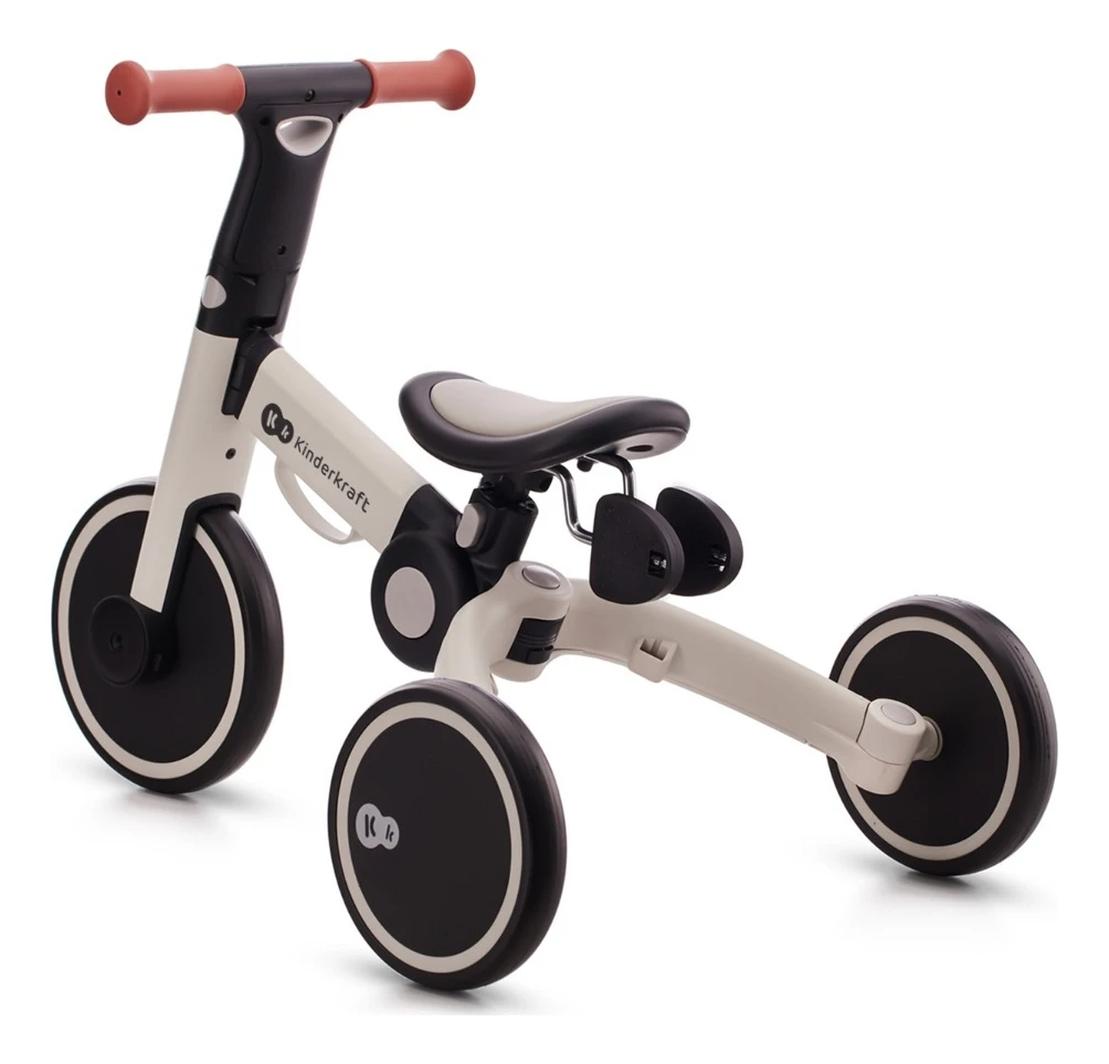 Детский транспорт беговел велосипед трехколесный от 1 года 3в1 Kinderkraft 4TRIKE Silver Grey, Велокат велобег - фото 10 - id-p2115887609