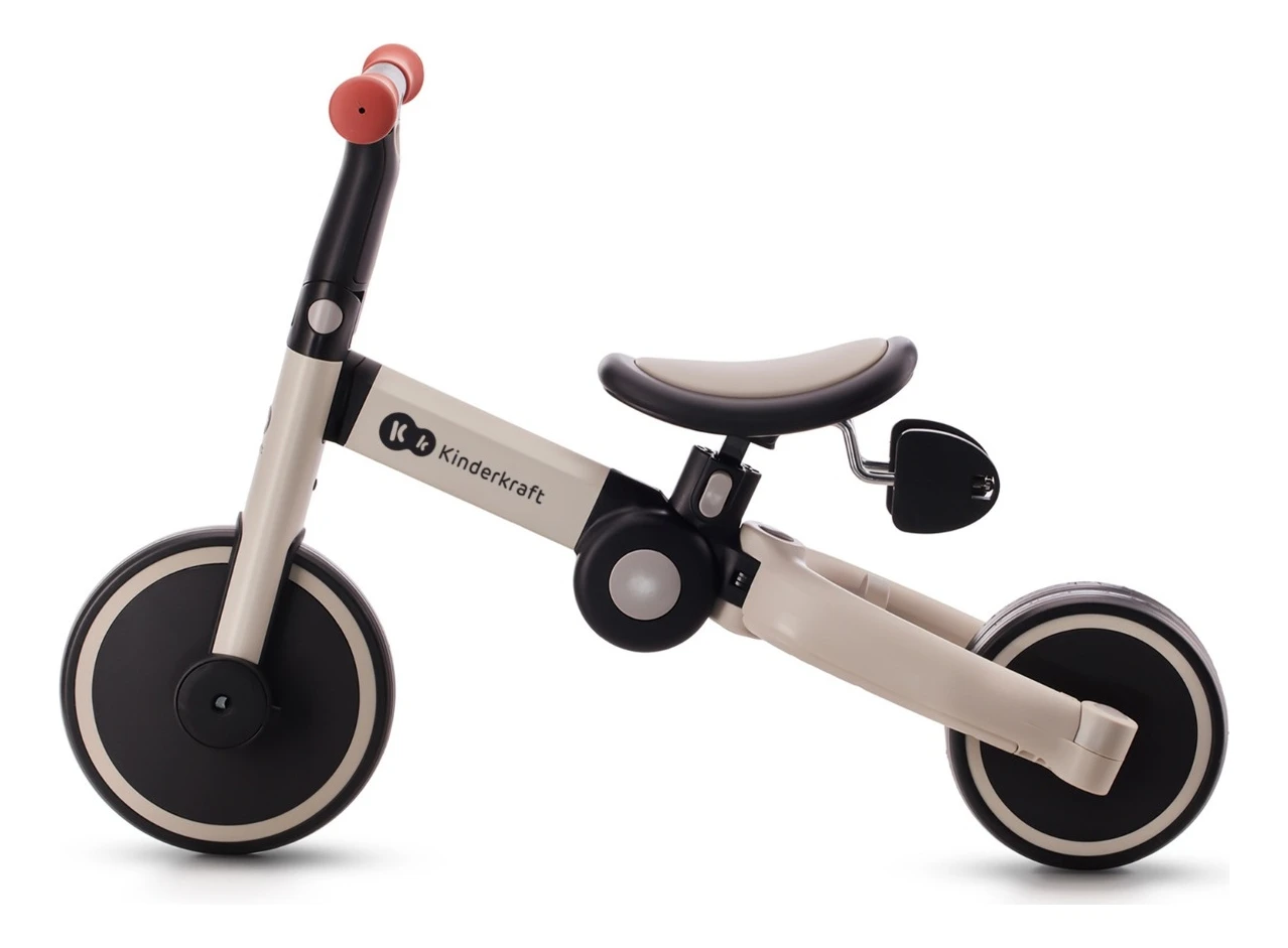 Детский транспорт беговел велосипед трехколесный от 1 года 3в1 Kinderkraft 4TRIKE Silver Grey, Велокат велобег - фото 9 - id-p2115887609