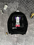 Чоловіча кофта світшот OFF WHITE M1823 чорна, фото 7