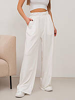 Женские стильные штаны с лампасами ткань: двунитка Мод 1430