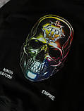 Чоловіча кофта світшот Philipp Plein M1821 чорна, фото 3