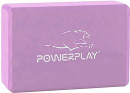 Блок для йоги PowerPlay 4006 Yoga Brick Фіолетовий