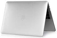 Пластиковый чехол Macbook Pro 13 Touch Bar (A1706/A1989) Soft Touch матовый светло-серый