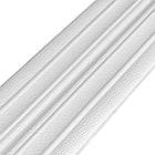 Самоклеючий гнучкий плінтус білий 2300*140*4 мм Багет самоклейка, фото 2