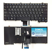 Оригинальная клавиатура для ноутбука Dell Latitude 7000, E7240, E7440 series, rus, black, подсветка