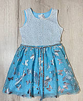 Платье нарядное для девочки Childrens place 2095942 116 см Голубой