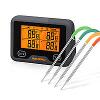 BBQ термометр Inkbird IBBQ-4BW цифровой с Bluetooth и Wi-Fi на 4 цветные щупы (INKB129)