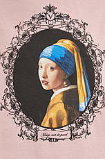 Жіноча кофта з принтом картини художника рожева Medicine, фото 3