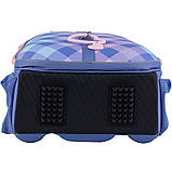 Рюкзак шкільний каркасний Kite Purple Chequer 38x29x16 см 16 л , 130-145 см, блакитний (K24-531M-2), фото 10