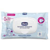 Влажные салфетки Chicco мягкие очищающие 72 шт. (09163.00)