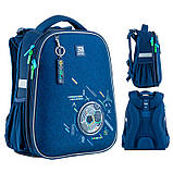 Рюкзак шкільний каркасний Kite Education Goal 38x29x16 см 16 л, 130-145 см, синій (K24-531M-4), фото 4