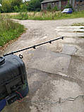 Штанговий обприскувач до мотоблока навісний 105 літрів (1т, 12В, 12л/хв, 8 форсунок, 6 метрів), фото 8