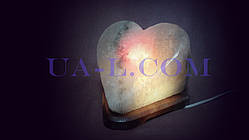 Соляна лампа Серце 4-5 кг