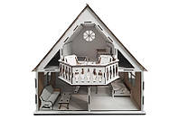 Кукольный домик "COUNTRY HOUSE" Белый 47*38*51 см
