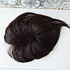 Накладка на маківку на зажимах з термоволосся шоколадний RY603-6, фото 6