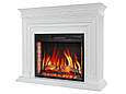 Камінокомплект ArtiFlame Pratella AF28S білий з обігрівом і звуком горіння вогню, фото 3