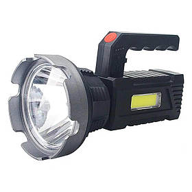 Акумуляторний світлодіодний ліхтарик ручний з ергономічною ручкою BL T-100 torch із захистом від води