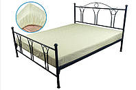 Простирадло на резинці Руно бязь набивна молочна 160х200