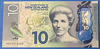 Банкнота Новой Зеландии 10 долларов 2015 г Пресс