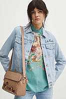 Куртка жіноча джинсова з принтом картини Леонардо да Вінчі Medicine S