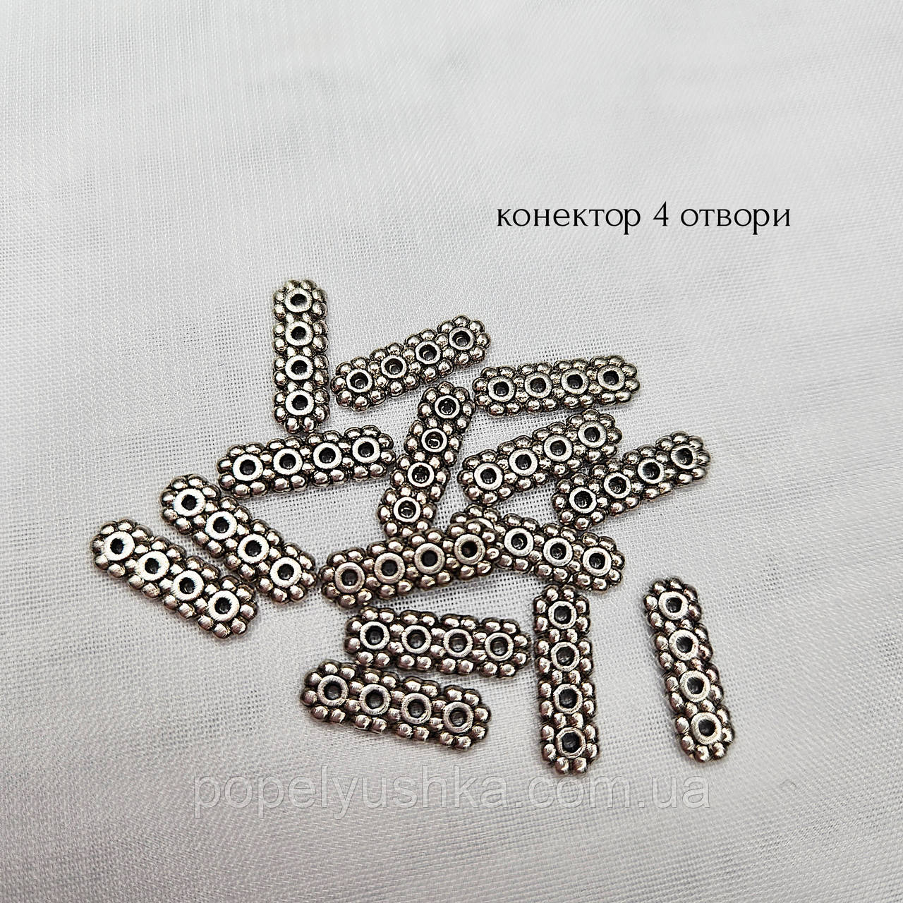 Конектор 4 отвори 13×4.3 мм, фото 1